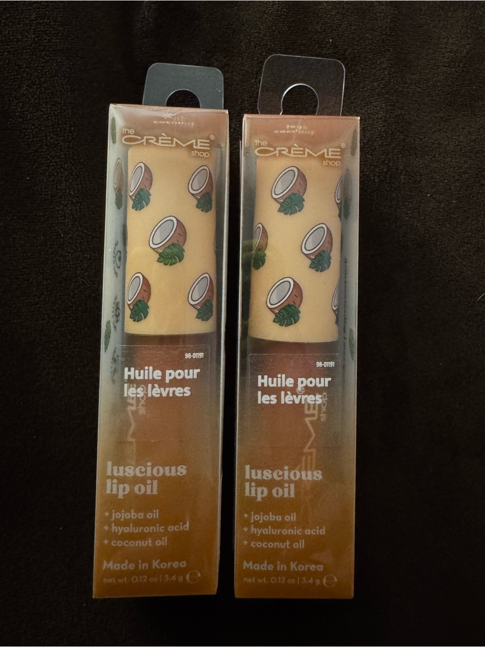 BNIB TWO Crème Shop Coconut Jelly Liquid Lip Oil - Picture 2 of 5